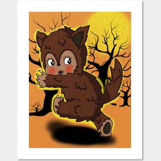 WEREWOLF KEWPIE Wall Art by JayJ's